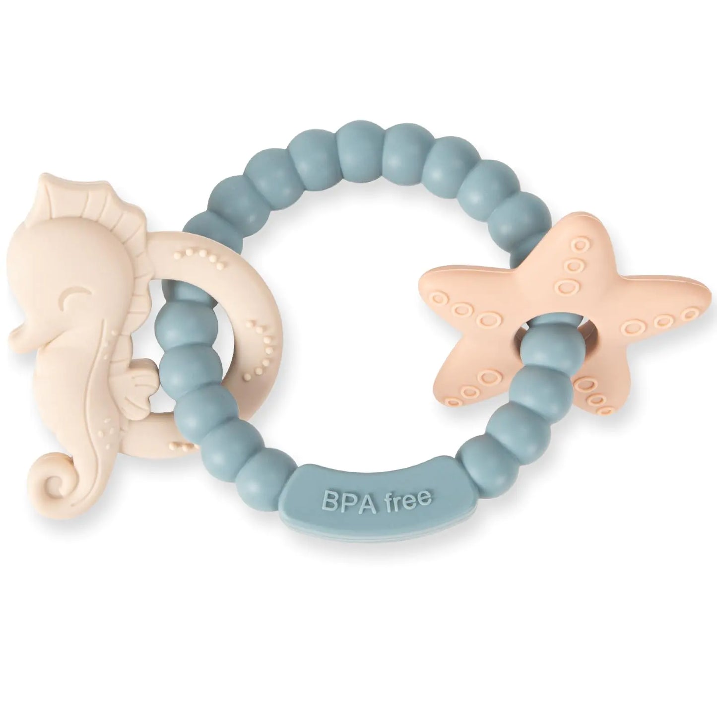 Silicone Teethers for Babies 0-6 6-12 Months Baby Teething Toys Teething Ring for Infant Boys Girls