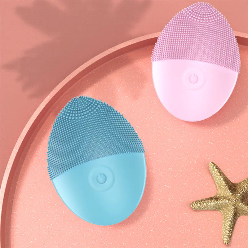 2020 Electric Silicone Facial Cleansing Brush Device
