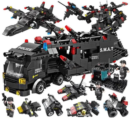 Eagle Police Building Blocks Educational Toy for Kids