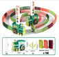 Electric Domino Train Toy with Automatic Block Dispenser (One Set)