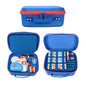 CROTIRAD Carrying Case Compatible with Little Tikes Story Dream Machine Portable Storage Case Fits Little Tikes for Story Dream Machine Books Starter Set (Up to 5 sets) CASE ONLY BLUE RED