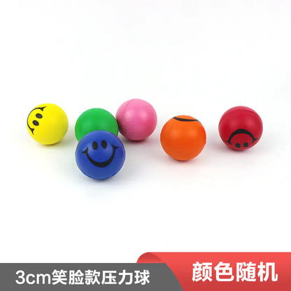 3cm PU Foam Basketball Stress Relief Toy for Kids