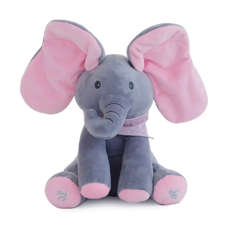Customizable Musical Plush Elephant for Kids