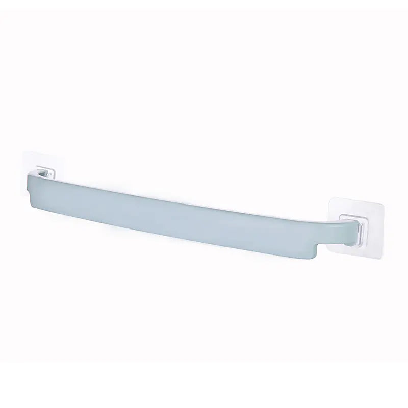No-Drill Bathroom Towel Rack - Strong Plastic Storage