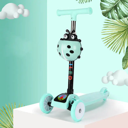 Kids' Scooter and Ladybug Ride-On Toy