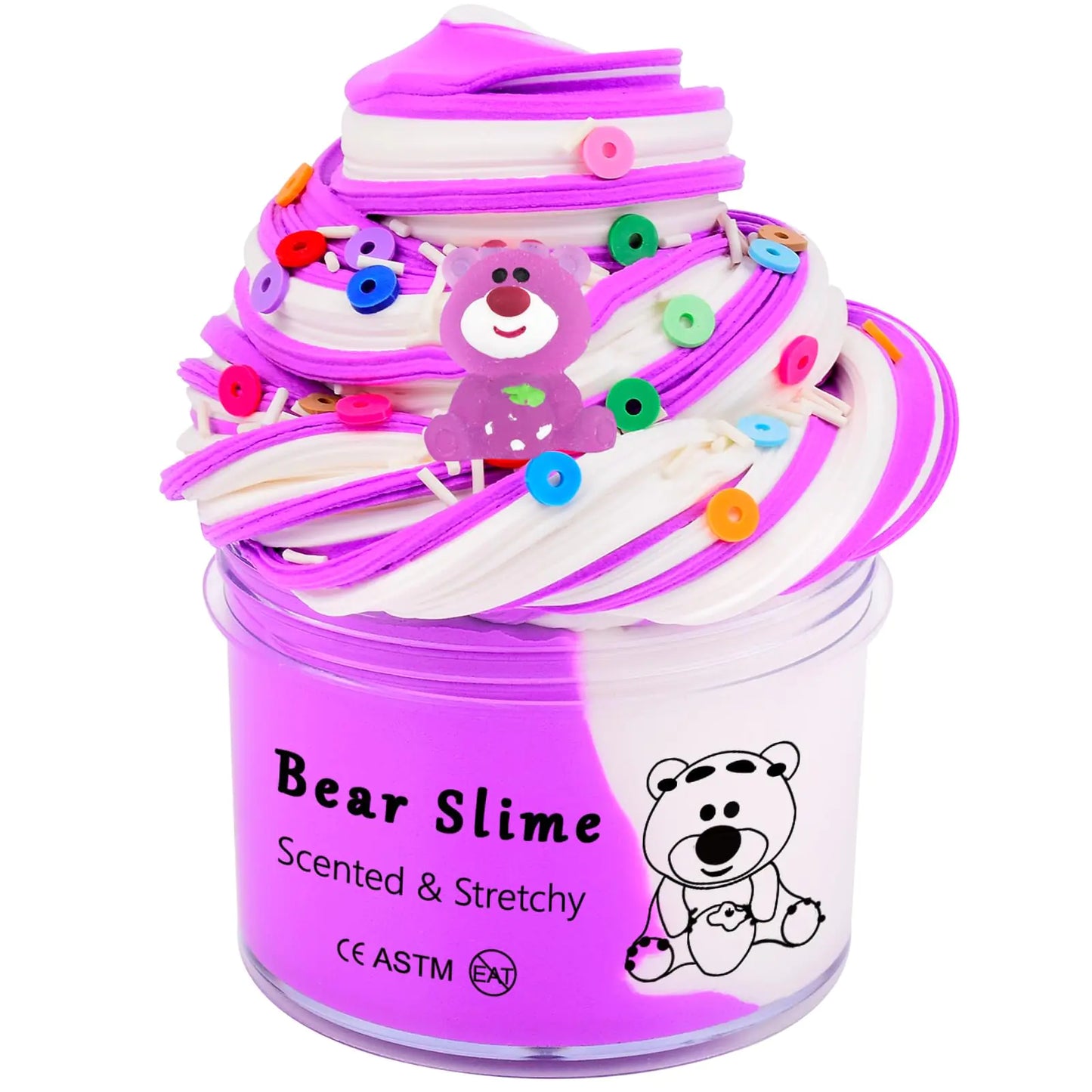 Pink Scented Butter Slime Non StickyStress ReliefSuper Soft and Stretchy Clay Sludge ToyBirthday GiftsDIY Slime Party Favor for Kids (7oz 200ML)