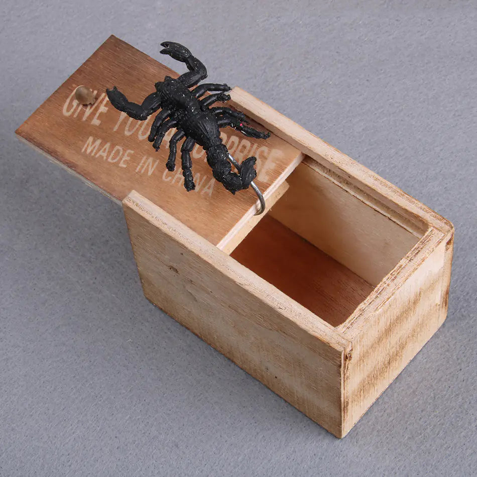 Prank Scare Box with Creepy Spider Toy