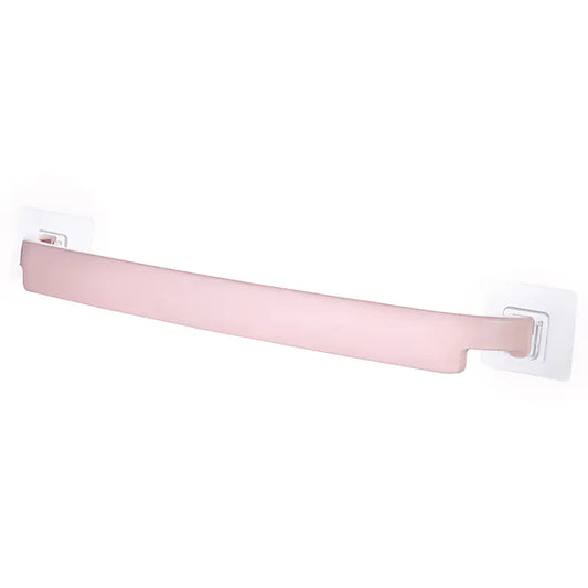No-Drill Bathroom Towel Rack - Strong Plastic Storage