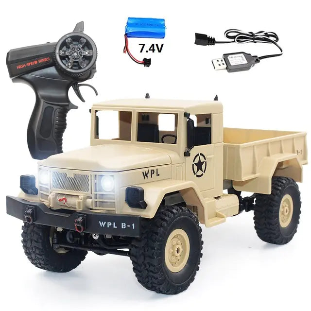 1/16 2.4G 4WD RC Military Truck with WiFi Camera