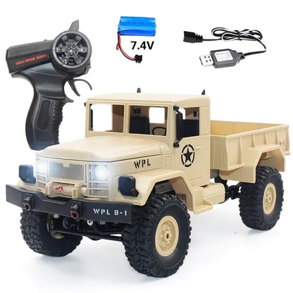 1/16 2.4G 4WD RC Military Truck with WiFi Camera