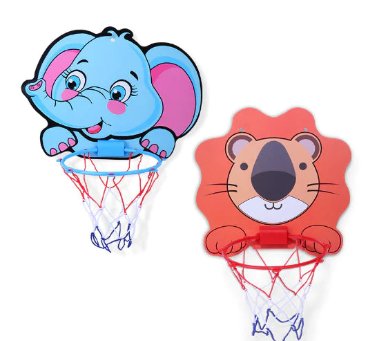 Wall-Mounted Indoor Basketball Hoop for Kids