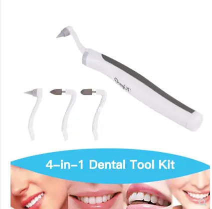 4-in-1 Dental Tool Kit with Ultrasonic Cleaner