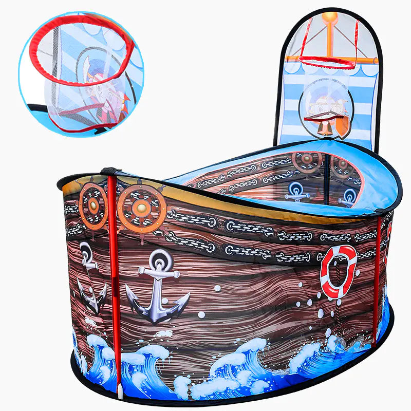 New Pirate Ship Indoor Play Tent with Ball Pit