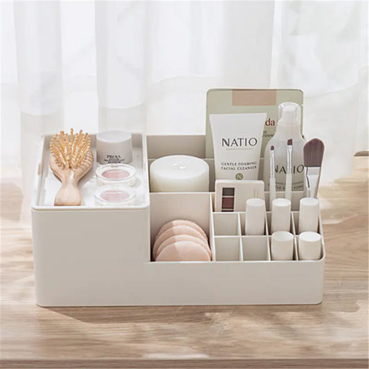 Makeup and Skincare Organizer Box and Rack