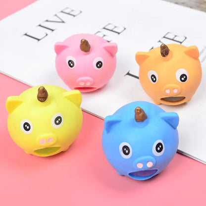 Cute Unicorn Squeeze Toy with Music and Bubble Effects