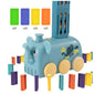 Electric Domino Train Toy with Automatic Block Dispenser (One Set)