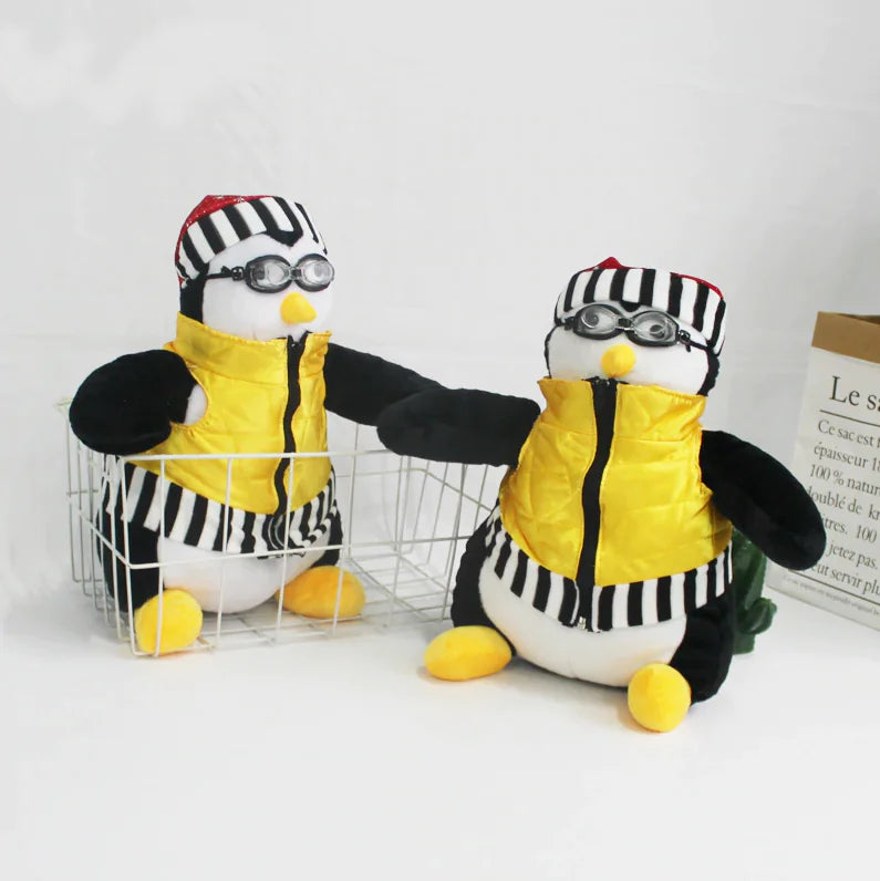 Penguin Plush Toy from Domestic Fabric (Friends Theme)
