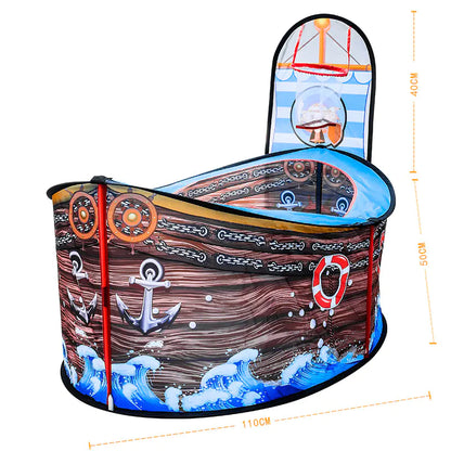 New Pirate Ship Indoor Play Tent with Ball Pit