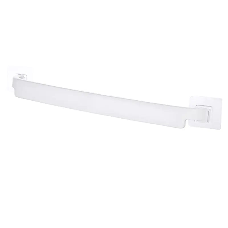 No-Drill Bathroom Towel Rack - Strong Plastic Storage
