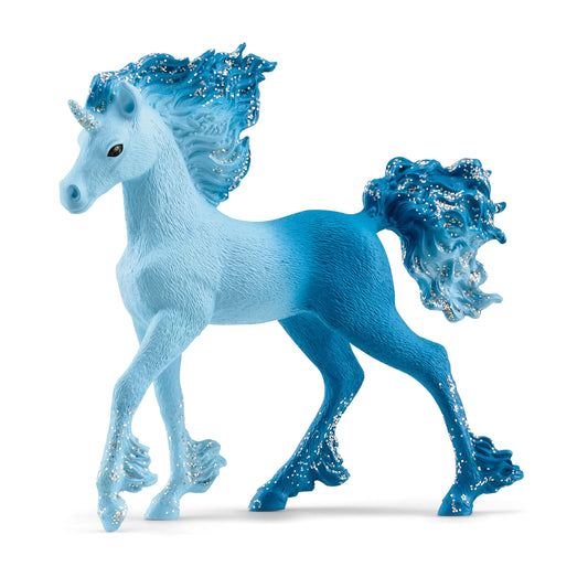 Schleich bayala New 2023 Unicorn Toys for Girls and Boys Elementa Water Flame Baby Unicorn Toy Figurine Ages 5+