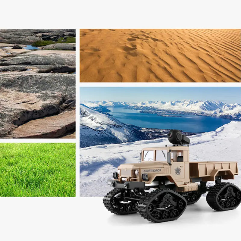 1/16 2.4G 4WD RC Military Truck with WiFi Camera