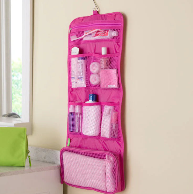 Travel Makeup Bag and Toiletry Organizer