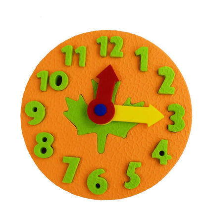 EVA Clock Puzzle Blocks for Time Learning (Gift Set)