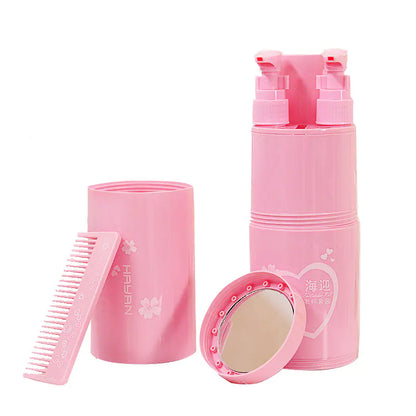 Travel Toiletry Cup Set with Portable Toothbrush Case