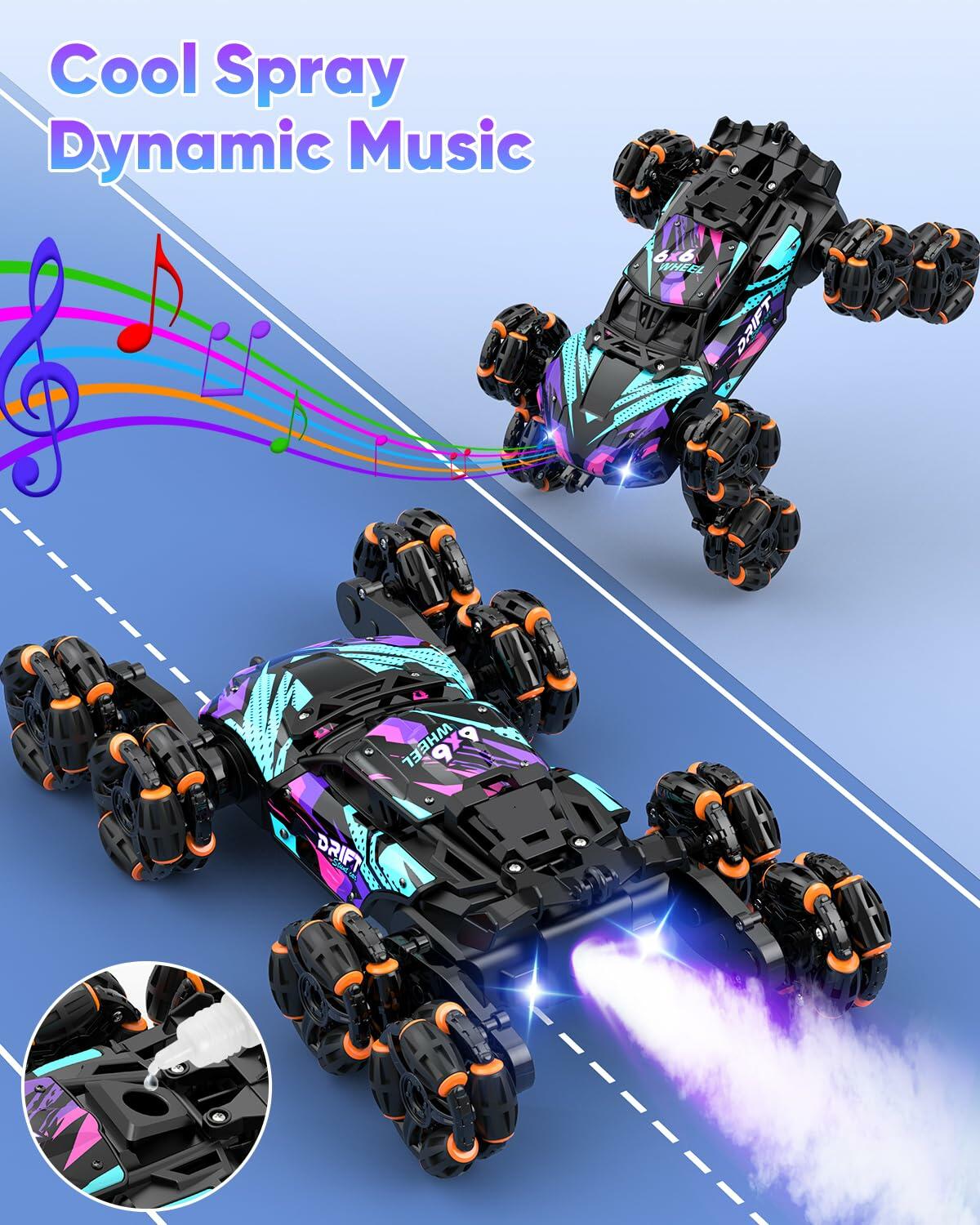 Minetom 8WD Gesture Sensing RC Climbing Car Toy for Kids Ages 6-12