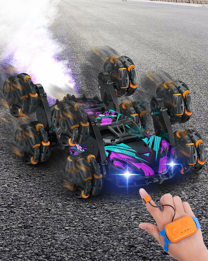 Minetom 8WD Gesture Sensing RC Climbing Car Toy for Kids Ages 6-12