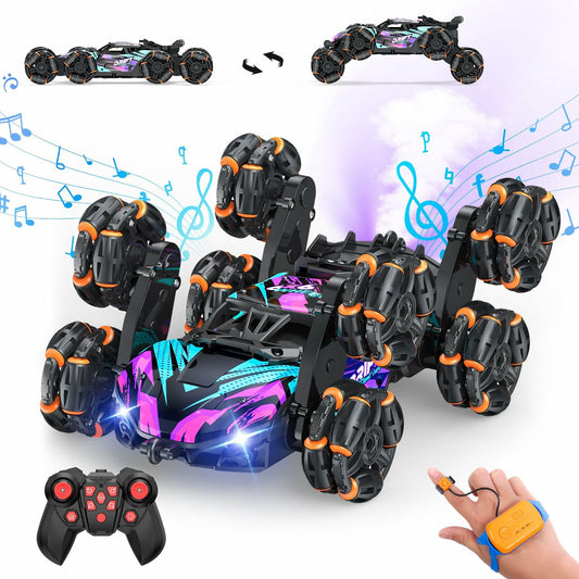 Minetom 8WD Gesture Sensing RC Climbing Car Toy for Kids Ages 6-12