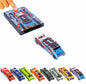 FLAT 2 FAST Stunt Card Racer Pocket Launcher Compact Sky Blue