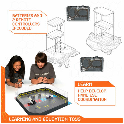 HEX BOTS BattleBots Arena Bite Force & Blacksmith Remote Control Robot Toy