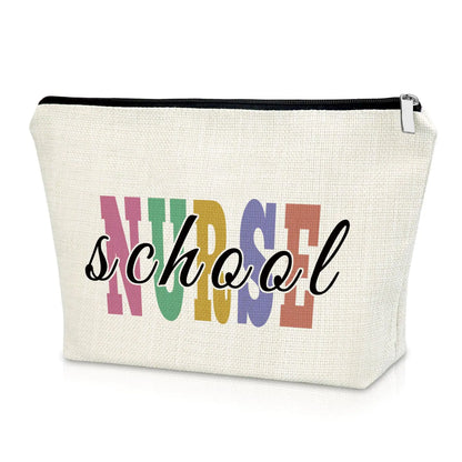 School Nurse Gifts Makeup Bag School Nurse Appreciation Week Gifts Nursing School Graduation Gifts for Her School Nurse Retirement Gift Cosmetic Bag School Nurse Thank You Gift Birthday Gifts