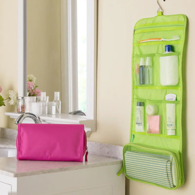 Travel Makeup Bag and Toiletry Organizer