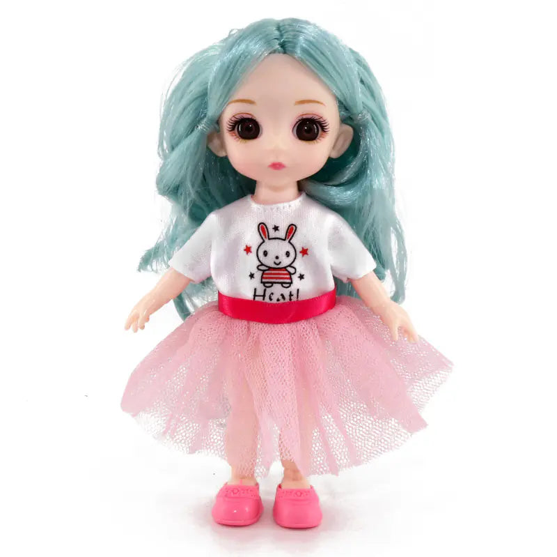 16-17cm Casual Dress Set for 6-inch Doll with Joints