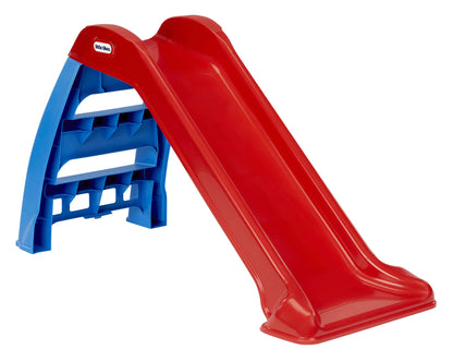 Little Tikes First Slip And Slide Easy Set Up Playset for Indoor Outdoor Backyard Easy to Store Safe Toy for ToddlerKids (Red/Blue) 39.00L x 18.00W x 23.00H