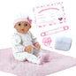 Adora Adoption Babies Collection 16” Baby Doll with Complete 9-Piece Accessories includes: Pacifier Hospital Bracelet Diaper and More! Birthday Gift For Ages 3+ - Baby Cherish