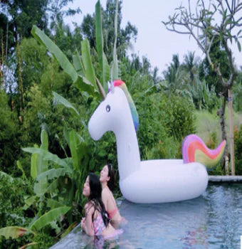 Thick Inflatable Unicorn Water Float and Pool Raft