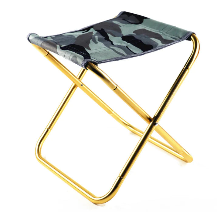 Portable Aluminum Folding Camping Stool for Outdoors