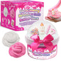 Glitter Galz Butter Slime Kit (Pink) - Birthday Slime for Kids - Non-Sticky Slime Pack with Sprinkles & Charms - Toys for Girls & Boys - Birthday Gift and Party Favors - Includes a Bday Gift Card