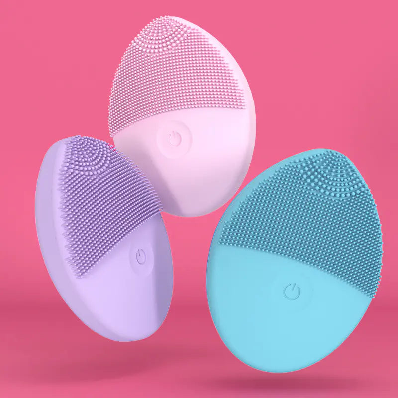 2020 Electric Silicone Facial Cleansing Brush Device