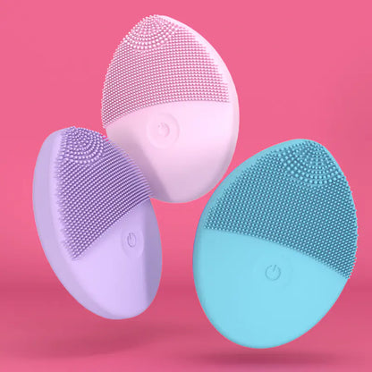 2020 Electric Silicone Facial Cleansing Brush Device